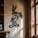 Bugs Bunny Metal Wall Art – Iconic Cartoon Character Silhouette for Fans- KAF660
