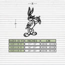 Bugs Bunny Metal Wall Art – Iconic Cartoon Character Silhouette for Fans- KAF660