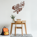 Mabel & Dipper Pines Metal Wall Art – Gravity Falls-Inspired Silhouette for Fans- KAF661