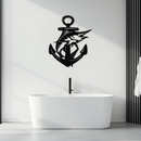Anchor and Fish Metal Wall Art – Nautical-Inspired Design for Sea Lovers- KAF668