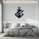 Anchor and Fish Metal Wall Art – Nautical-Inspired Design for Sea Lovers- KAF668