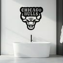 Chicago Bulls Logo Metal Wall Art – Iconic NBA Team Emblem for Sports Fans- KAF672