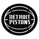 Detroit Pistons Metal Wall Art – Bold Basketball Logo Design for Sports Enthusiasts- KAF673