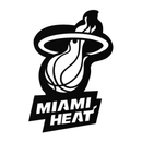 Miami Heat Basketball Logo Metal Wall Art – Sports-Inspired Modern Home Decor- KAF675