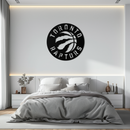 Toronto Raptors Logo Metal Wall Art – Bold Basketball Emblem for Sports Fans- KAF678