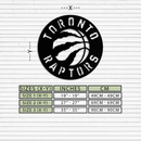 Toronto Raptors Logo Metal Wall Art – Bold Basketball Emblem for Sports Fans- KAF678