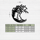Tree Woman Silhouette Metal Wall Art – Nature-Inspired Feminine Design for Home Decor- KAF680
