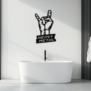 Heavy Metal Hand Sign Metal Wall Art – Bold Rock-Inspired Décor for Music Lovers- KAF700