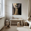 Dark Angel Skeleton – Gothic Winged Figure UV Glass Wall Art - KAFCD100