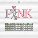 Pink Panther Metal Wall Art – Iconic Character with PINK Typography - KAFGP013