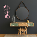 Pink Bratz Girl Metal Wall Art – Fashion Doll Inspired Silhouette Decor - KAFGP022