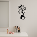 Pink Bratz Girl Metal Wall Art – Fashion Doll Inspired Silhouette Decor - KAFGP022