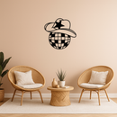 Disco Cowboy Hat Metal Wall Art – Retro Country Party Decor - KAFGP026