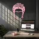 Frida Kahlo Silhouette Metal Wall Art – Iconic Feminine Artistic Home Decor - KAFGP032