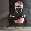 Frida Kahlo Silhouette Metal Wall Art – Iconic Feminine Artistic Home Decor - KAFGP032