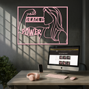 Grace is Power Woman Silhouette Metal Wall Art - KAFGP033