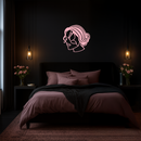 Butterfly Woman Face Silhouette Metal Wall Art – Modern Feminine Design - KAFGP039