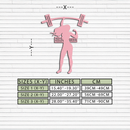 Girl Power Weightlifting Silhouette Metal Wall Art – Strong Woman Design - KAFGP041