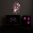 Hello Kitty Hat Labubu Metal Wall Art – Cute Cartoon Character Design - KAFGP051