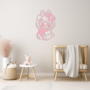 Hello Kitty Hat Labubu Metal Wall Art – Cute Cartoon Character Design - KAFGP051