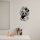 Hello Kitty Hat Labubu Metal Wall Art – Cute Cartoon Character Design - KAFGP051