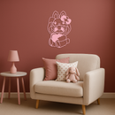 Hello Kitty Hat Labubu Metal Wall Art – Cute Cartoon Character Design - KAFGP051