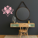 Ornamental Lotus Silhouette Metal Wall Art – Elegant Floral Decor - KAFGP053
