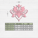 Ornamental Lotus Silhouette Metal Wall Art – Elegant Floral Decor - KAFGP053