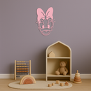 Daisy Duck Silhouette Metal Wall Art – Cartoon Character Design - KAFGP063