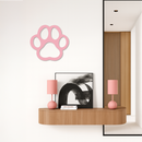 Paw Print Silhouette Metal Wall Art – Minimal Pet Lover Home Decor - KAFGP064