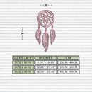 Dreamcatcher Silhouette Metal Wall Art – Boho Feather Design - KAFGP065