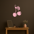 Shine On Cherry Earrings Metal Wall Art – Modern Statement Design - KAFGP066