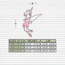 Tinkerbell Fairy Silhouette Metal Wall Art – Whimsical Fantasy Decor - KAFGP072
