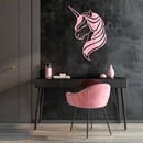 Unicorn Silhouette Metal Wall Art – Mythical Fantasy Creature Design - KAFGP074