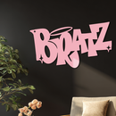Bratz Logo Inspired Metal Wall Art – Trendy Retro Room Decor - KAFGP088
