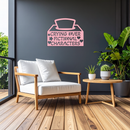 Crying Over Fictional Characters Metal Wall Art – Book & Movie Lovers Quote Decor - KAFGP090