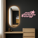 Main Character Energy Metal Wall Art – Bold Motivational Quote Sign - KAFGP098