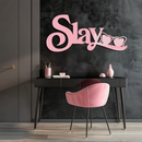 Slay Metal Wall Art – Heart Sunglasses Statement Design - KAFGP107