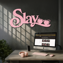 Slay Metal Wall Art – Heart Sunglasses Statement Design - KAFGP107