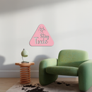 Stay Toxic Warning Sign Metal Wall Art – Bold Caution Style Decor - KAFGP109