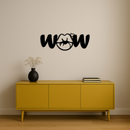 Wow Face Expression Metal Wall Art – Modern Typography Design - KAFGP113
