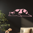 Minimalist Cow Silhouette Metal Wall Art – Farmhouse Animal Decor - KAFGP134