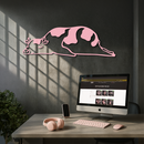 Minimalist Cow Silhouette Metal Wall Art – Farmhouse Animal Decor - KAFGP134
