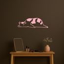 Minimalist Cow Silhouette Metal Wall Art – Farmhouse Animal Decor - KAFGP134