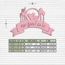 For Food Sake Metal Wall Art – Modern Kitchen & Dining Room Decor - KAFGP139