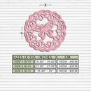 Round Butterfly Mandala Metal Wall Art – Nature Inspired Decorative Wall Hanging - KAFGP141