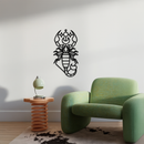 Scorpio Zodiac Metal Wall Art – Geometric Astrology Home Decor - KAFGP145