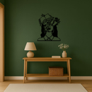 Book Lover Woman Silhouette Metal Wall Art – Reading & Knowledge Inspired Home Decor - KAFGP149