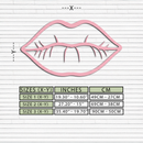 Lips Silhouette Pink Metal Wall Art – Modern Home Decor - KAFGP175