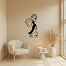 Bratz Doll Silhouette Modern Wall Art – Pink Metal Wall Décor - KAFGP180